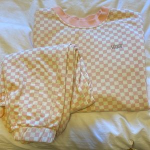 Vans Women’s Checkered Sweatsuit Set